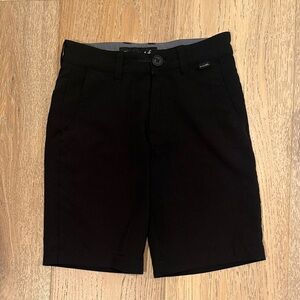 Boys Travis Mathew black Golf Shorts